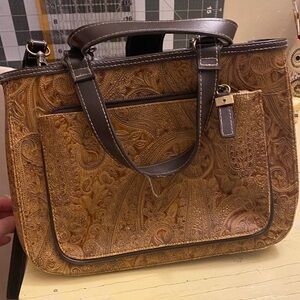 vintage brown Relic purse